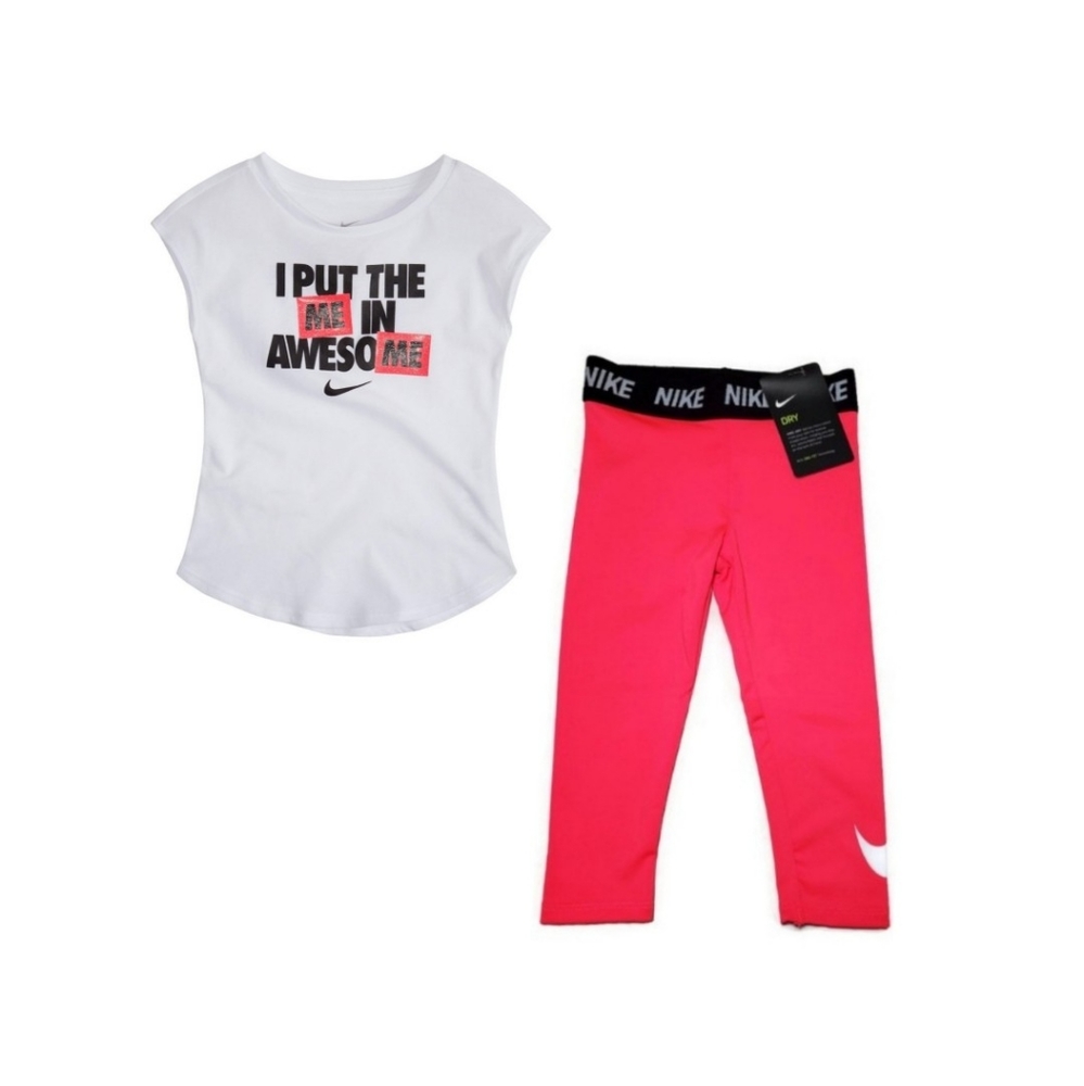 NWT Nike 6X Girl Top & Dri-fit leggings